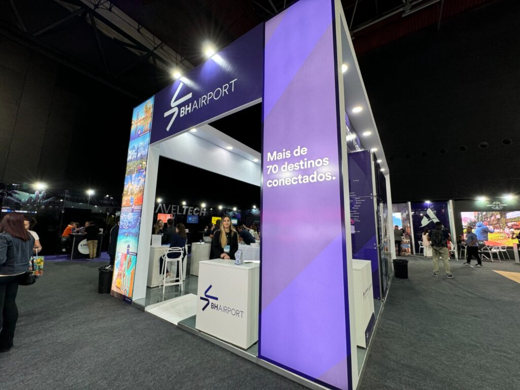 BH Airport participou de Travel Next Minas com stand que reuniu principais companhias aéreas